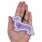 Dachshund Poo Buddy - Doxie Purple
