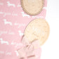 Dachshund Wooden Baby Annoucement - She’s Here Scalloped