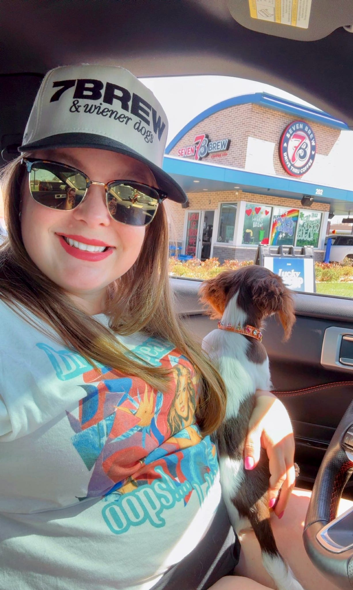 Dachshund Hat - Seven Brew and wiener dogs