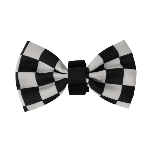 Bow - BLACK CHECKERED