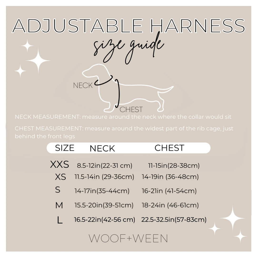 Adjustable Harness - SANTA PAWS