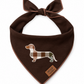 Dachshund Bandana - Doxie Plaid