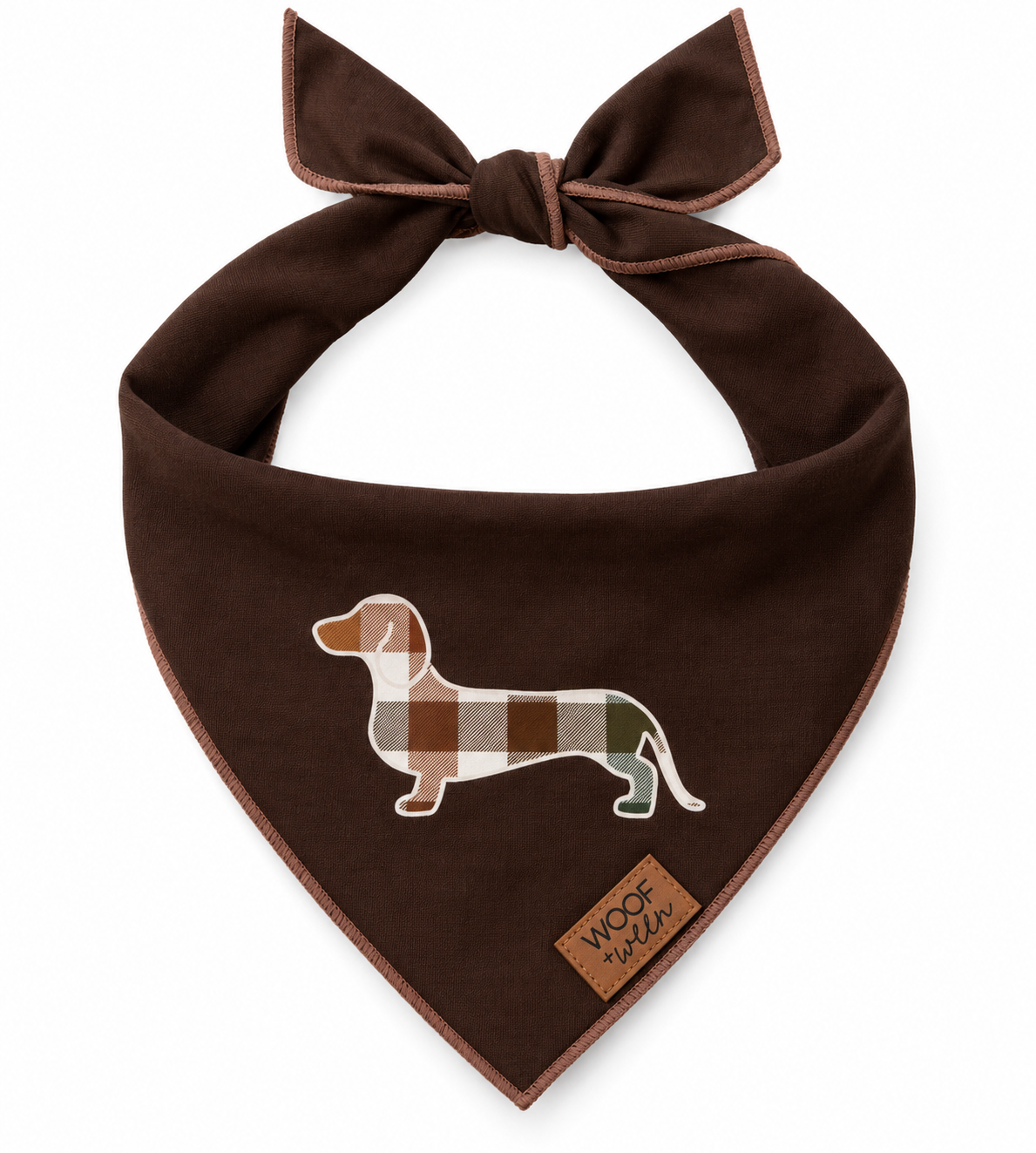 Dachshund Bandana - Doxie Plaid
