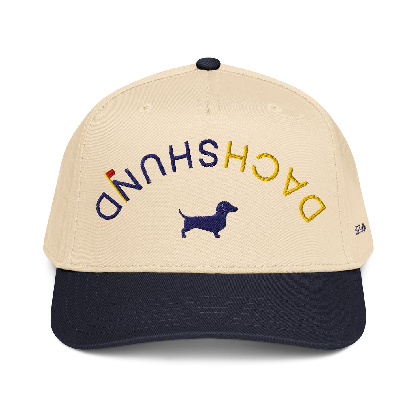 NAVY DACHSHUND GOLF HAT