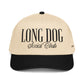 black embroidered dachshund hat long dog social club