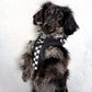 Adjustable Dog Harness - BLACK CHECKERED