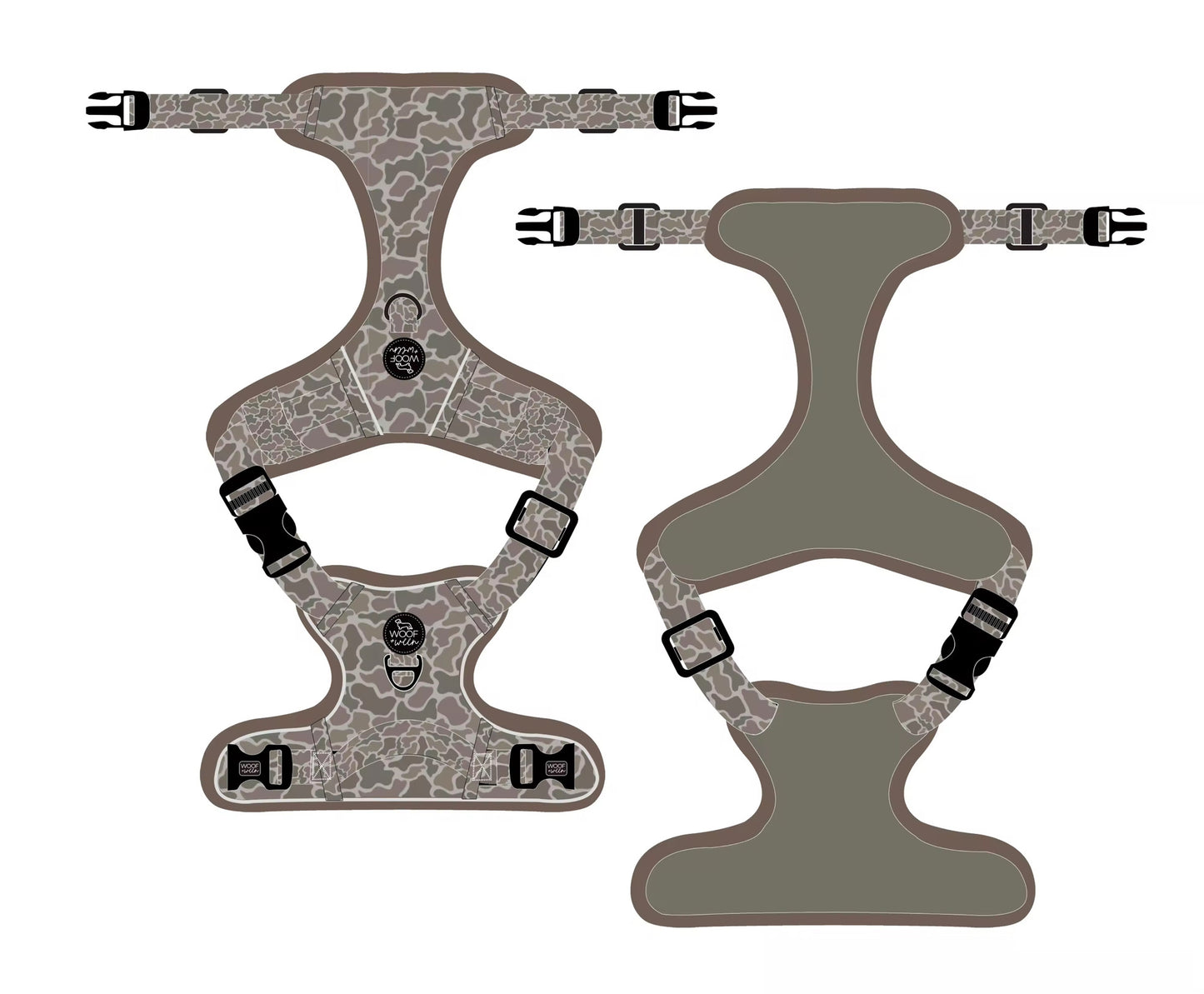 Step-In Adventure Dog Harness - DUCK CAMO (arriving April 2025)