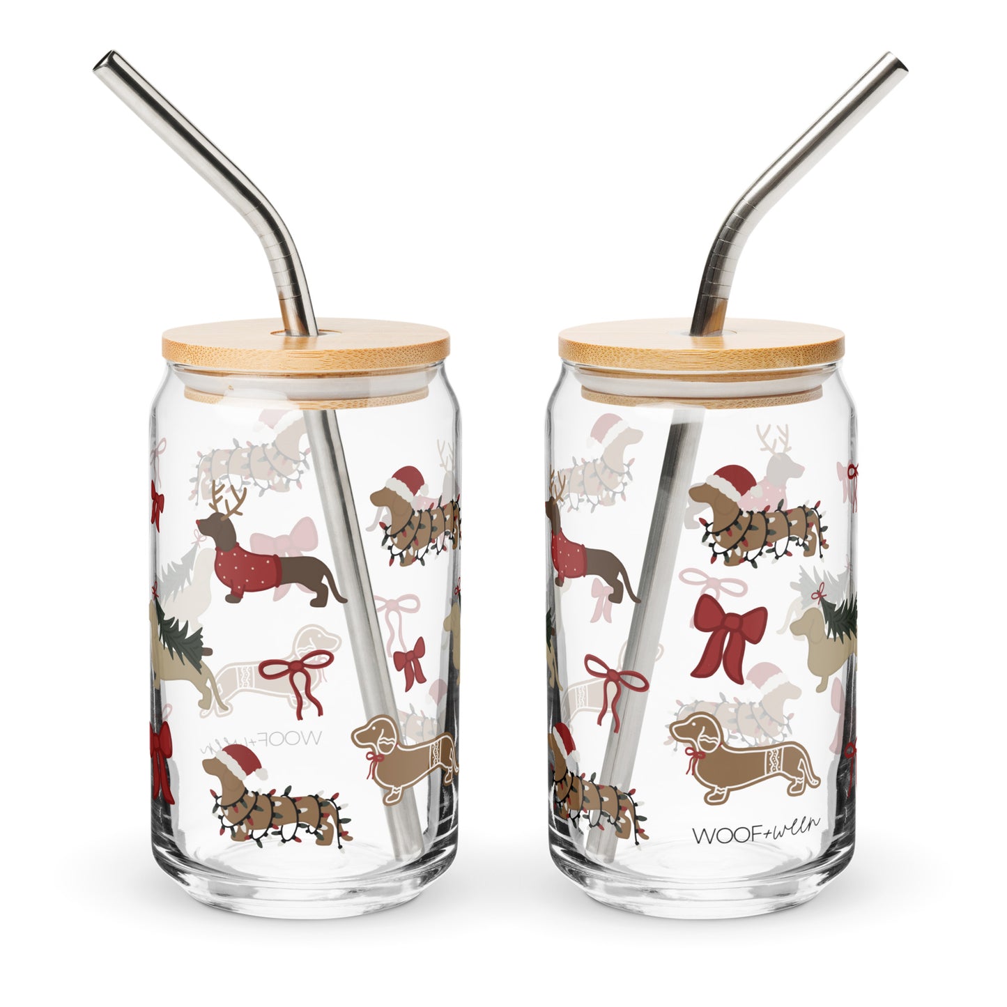 Glass Cup - DOXIE CHRISTMAS COQUETTE