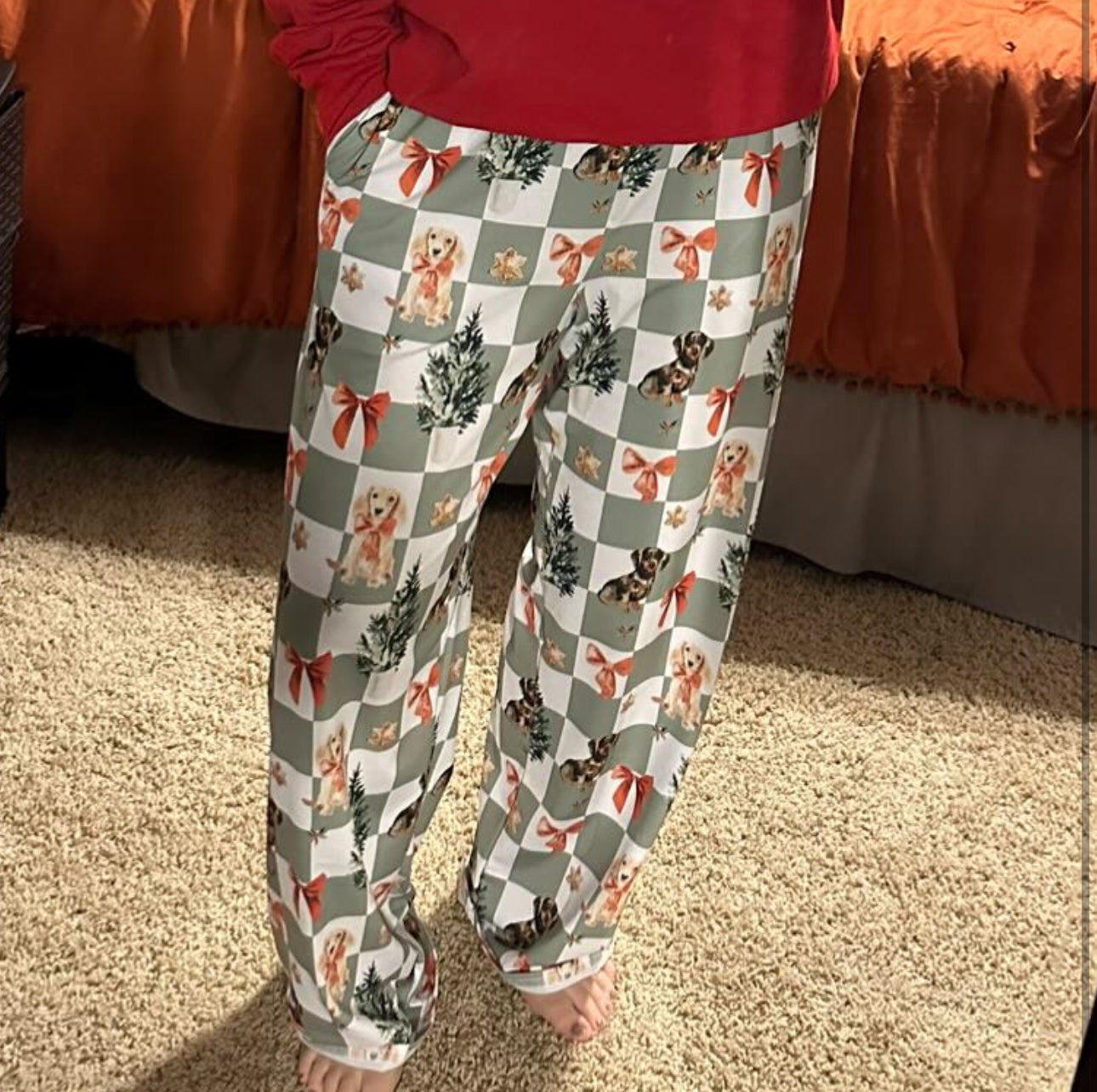 Dachshund Pajama - VINTAGE DACHSHUND CHRISTMAS