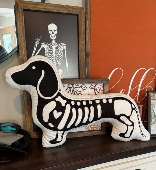 Dachshund Pillow - HALLOWEENIE