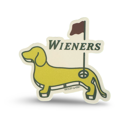 Dachshund Sticker - Weens on the Greens