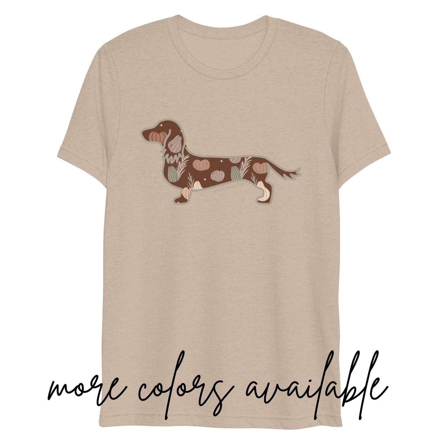 Dachshund Tshirt - Soft Style Tee - OH MY GOURD (long hair)