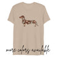 Dachshund Tshirt - Soft Style Tee - OH MY GOURD (short hair)