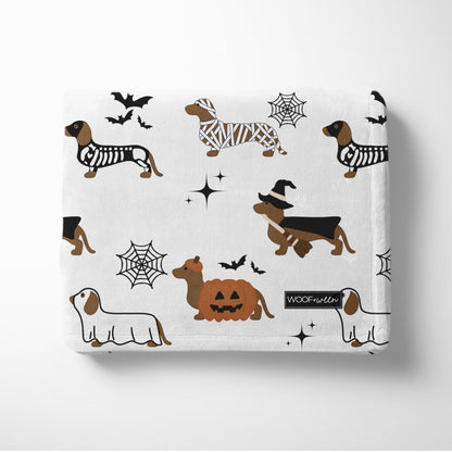 Dachshund Blanket - DACHSHUND HALLOWEENIE COSTUMES