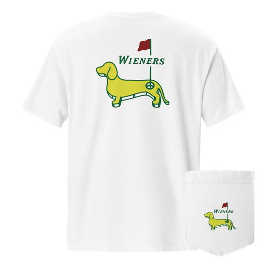 Masters Dachshund Pocket Tshirt - WEENS ON THE GREENS