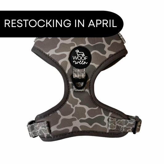 Adjustable Dog Harness - DUCK CAMO