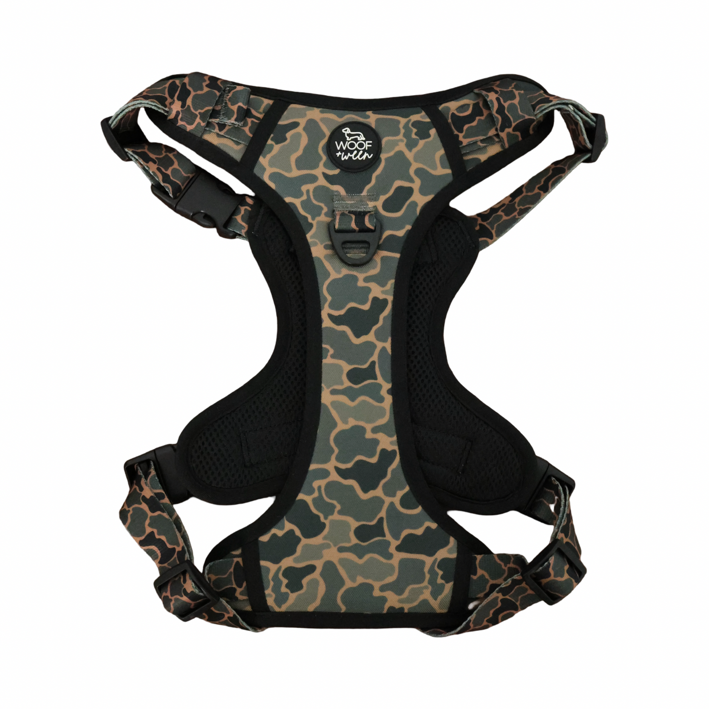 Step-In Large Dog Harness - BLACK DUCK CAMO