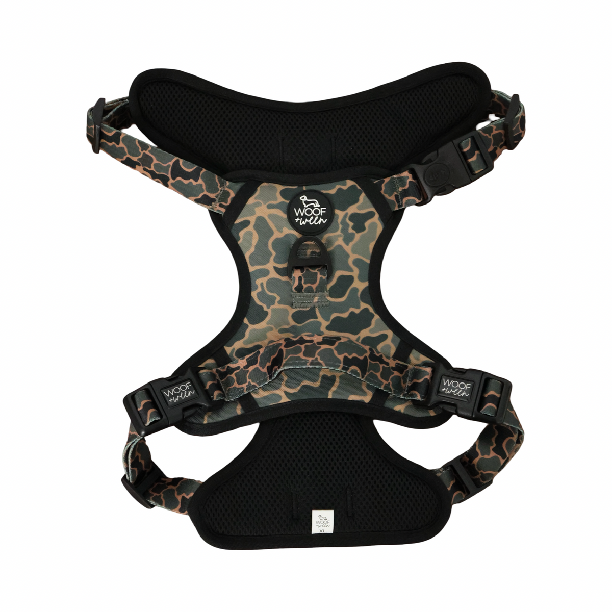 Step-In Large Dog Harness - BLACK DUCK CAMO