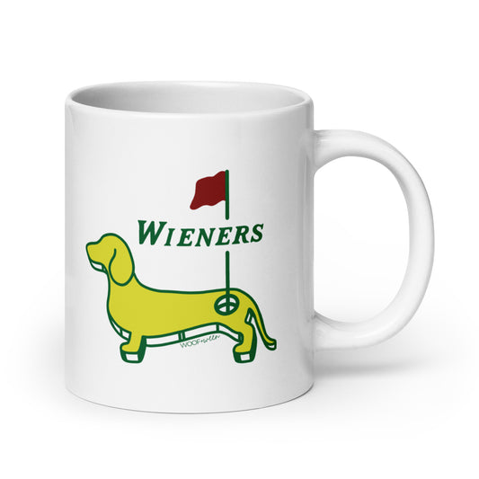 Dachshund Mug Masters Golf Jumbo Coffee Mug - WEENS ON THE GREENS