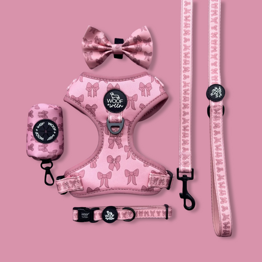 5-piece Bundle - PINK COQUETTE BOWS