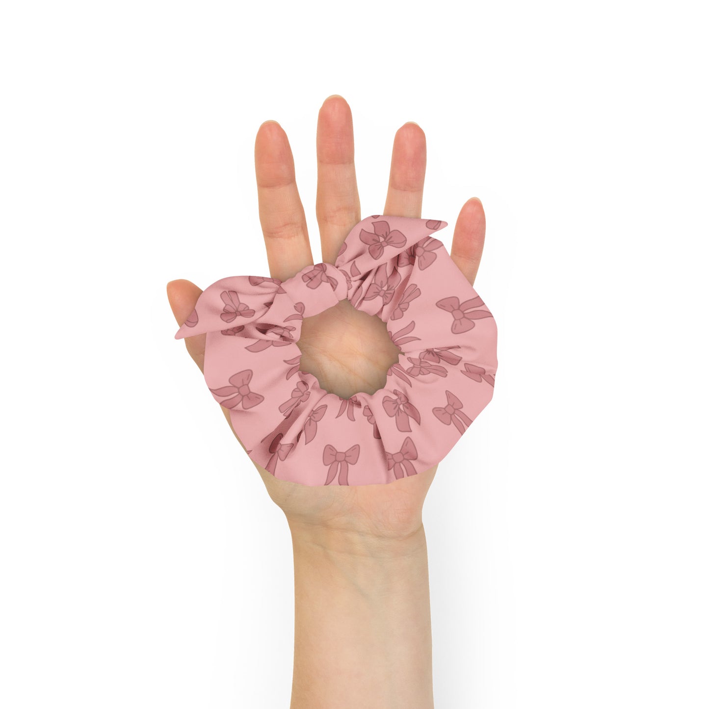 Scrunchie - Pink Coquette Bows