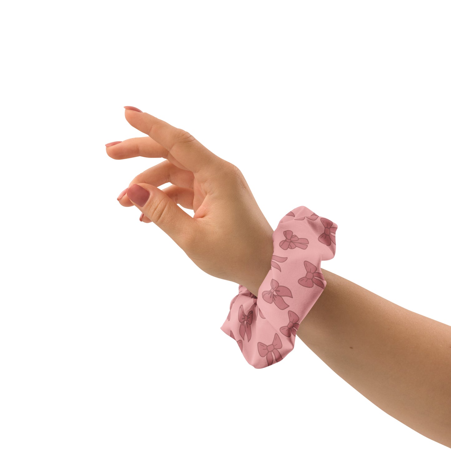 Scrunchie - Pink Coquette Bows