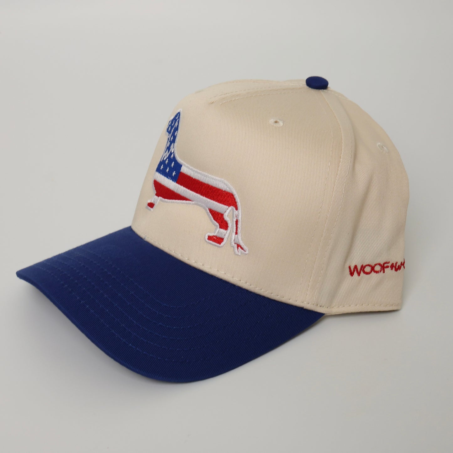 Dachshund Hat - American Flag Doxie Long Hair