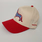 Dachshund Hat - Red White and Blue Checkered Doxie