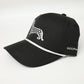 Dachshund Rope Hat - Black checkered doxie