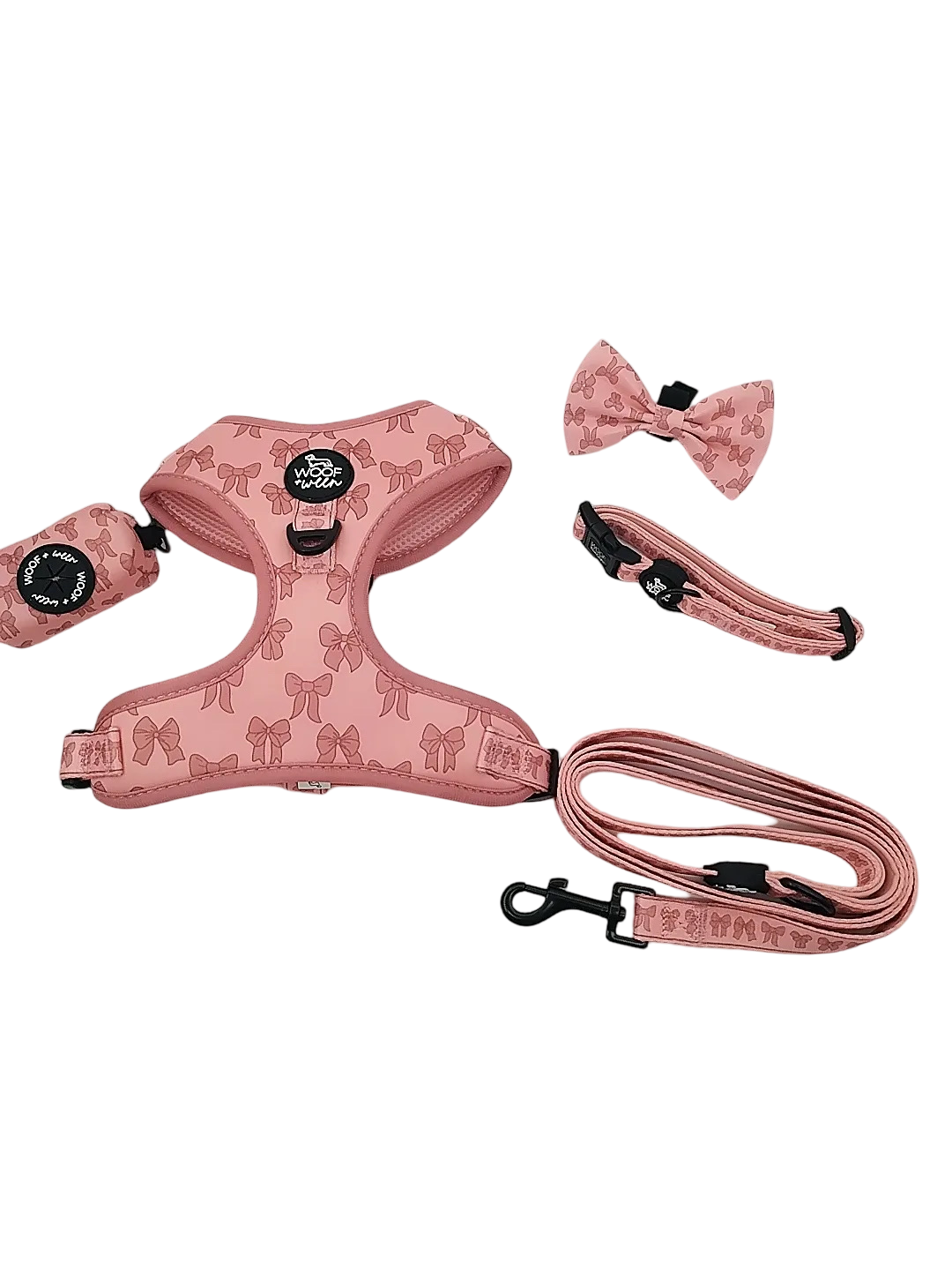 Adjustable Dog Harness - PINK COQUETTE