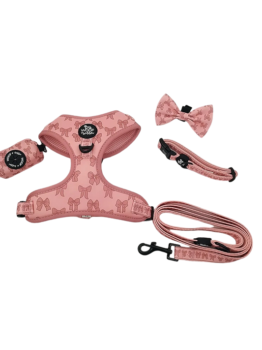 Adjustable Dog Harness - PINK COQUETTE