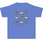 YOUTH Dachshund Tee - doxies and checkered bows