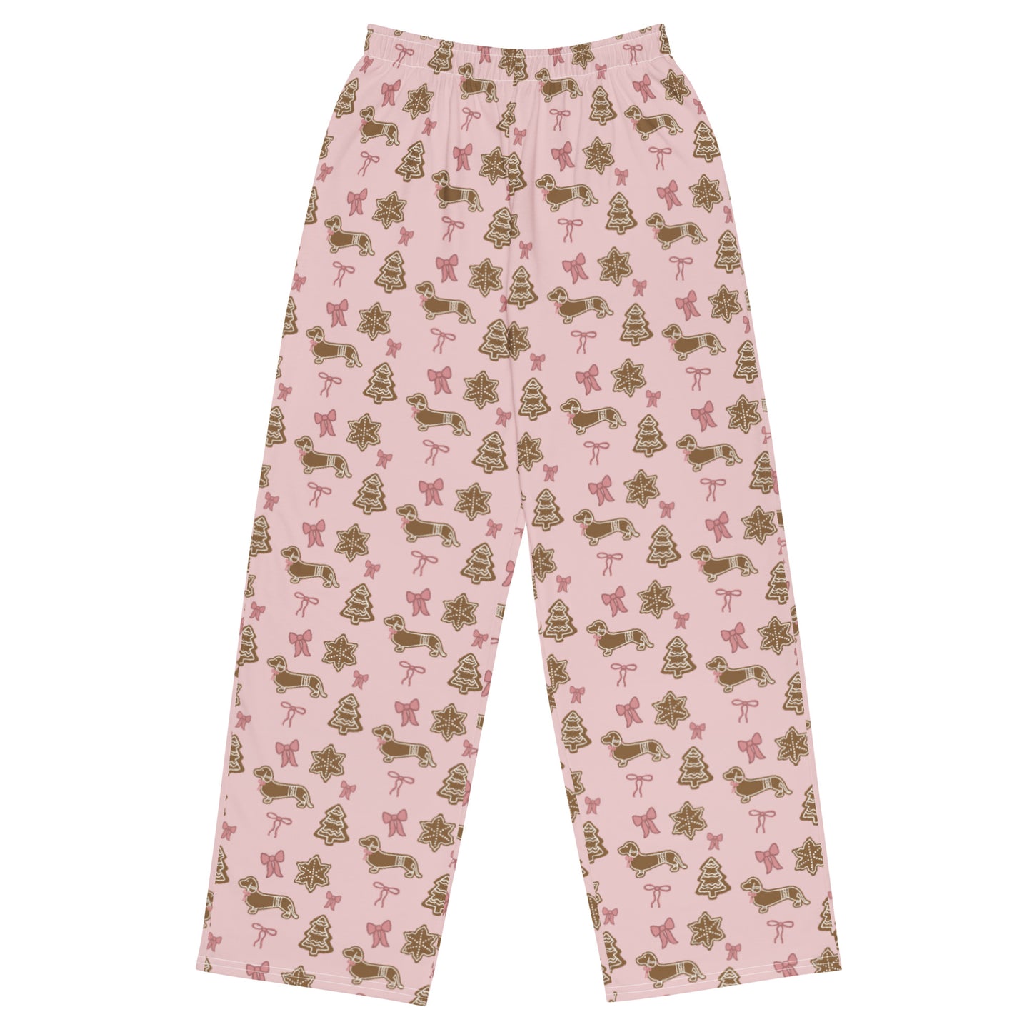 Pajama - PINK DACHSHUND COQUETTE CHRISTMAS