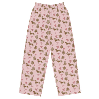 Pajama - PINK DACHSHUND COQUETTE CHRISTMAS