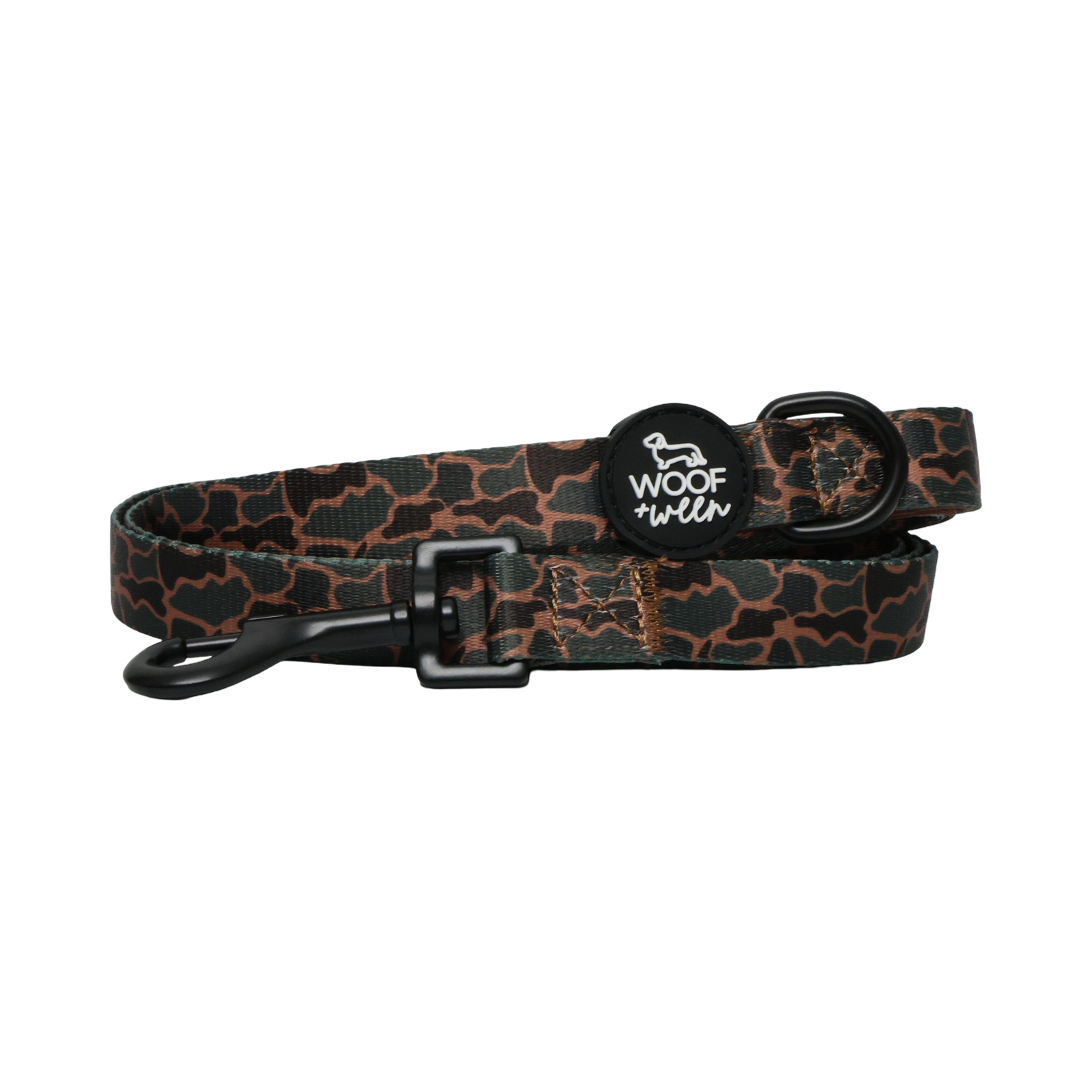 Black Duck Camo dachshund leash for wiener dogs