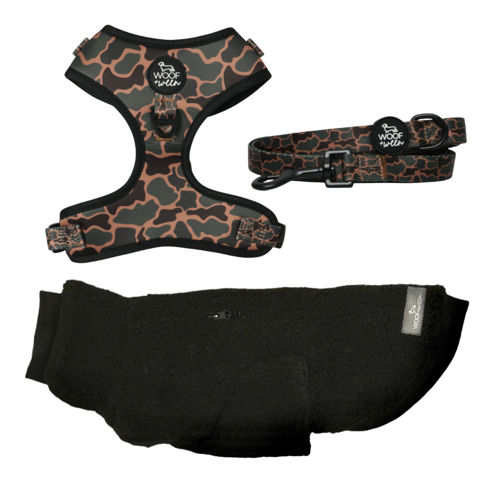 Build your own dachshund sweater bundle with a doxie sweater, harness and leash, view 5