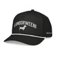 black embroidered rope hat dachshund wiener dog racing lamboweeni