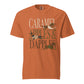 Dachshund Caramel Apples and Dapple Dachshunds t-shirt in yam orange