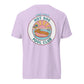Dachshund Hot Dog Pool Club shirt in orchid, doxie pool tee
