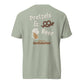 Dachshund Oktoberfest shirt in bay, back print on Comfort Colors garment-dyed tee