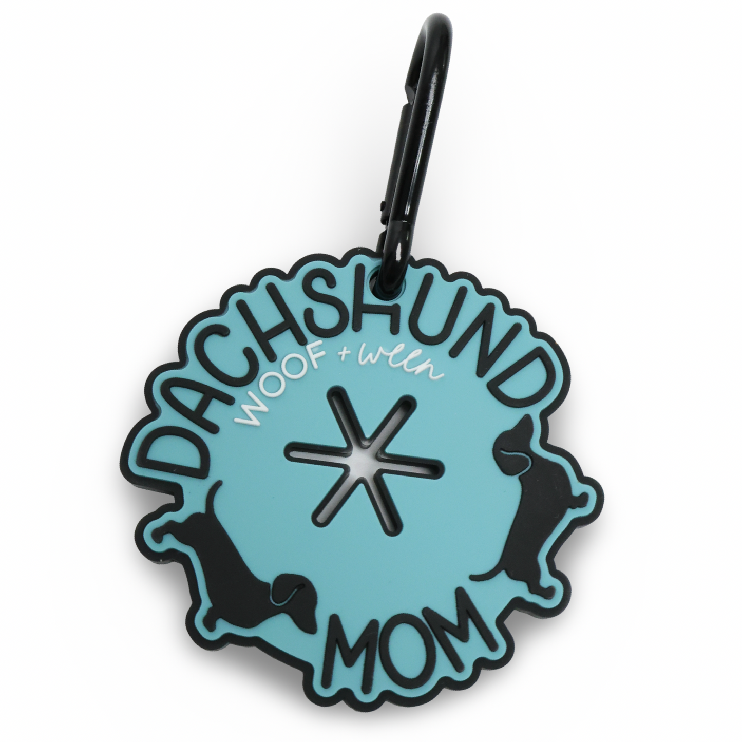 Dachshund Mom poo buddy waste bag holder for doxie moms