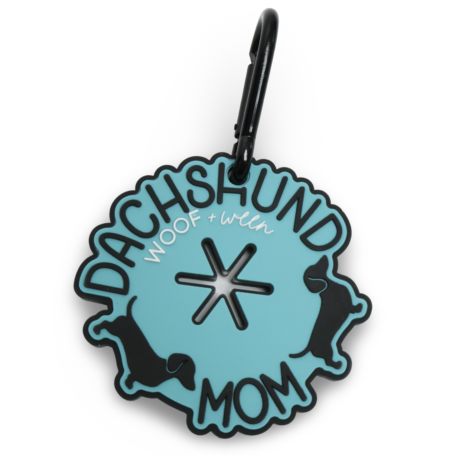 Dachshund Mom poo buddy waste bag holder for doxie moms