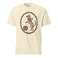 Dachshund shirt in ivory, Dapple Caramel Apple print for doxie lovers