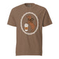 Dachshund shirt in espresso, Pumpkin Spice Doxie Latte print