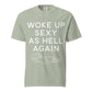 Bay Woke Up Sexy As Hell dachshund shirt – long hair doxie tee, oversized swimsuit coverup