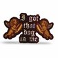 I got that dog in me glitter dachshund sticker