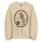 Dachshund sweatshirt in sand, Dapple Caramel Apple print for wiener dog lovers