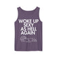 Grape Woke Up Sexy As Hell dachshund tank top – long hair doxie tank, oversized swimsuit coverup