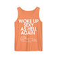 Terracotta Woke Up Sexy As Hell dachshund tank top – long hair doxie tank, oversized swimsuit coverup