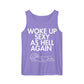 Violet Woke Up Sexy As Hell dachshund tank top – long hair doxie tank, oversized swimsuit coverup